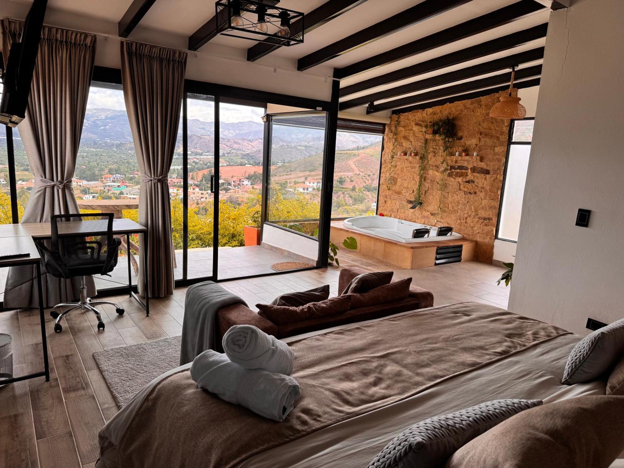 Glamping La Luna Mirador Jarana Villa De Leyva Exteriör bild