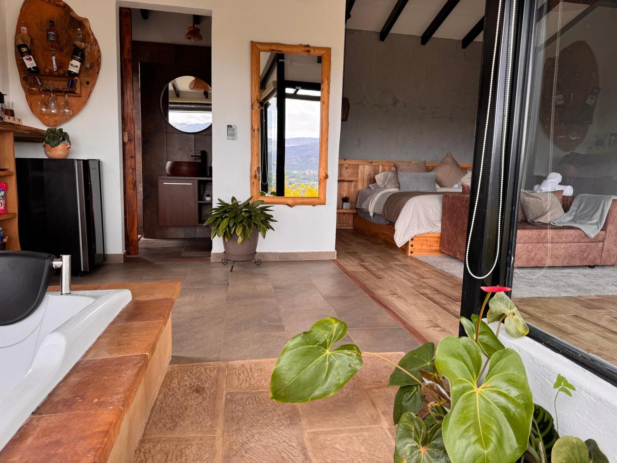 Glamping La Luna Mirador Jarana Villa De Leyva Exteriör bild