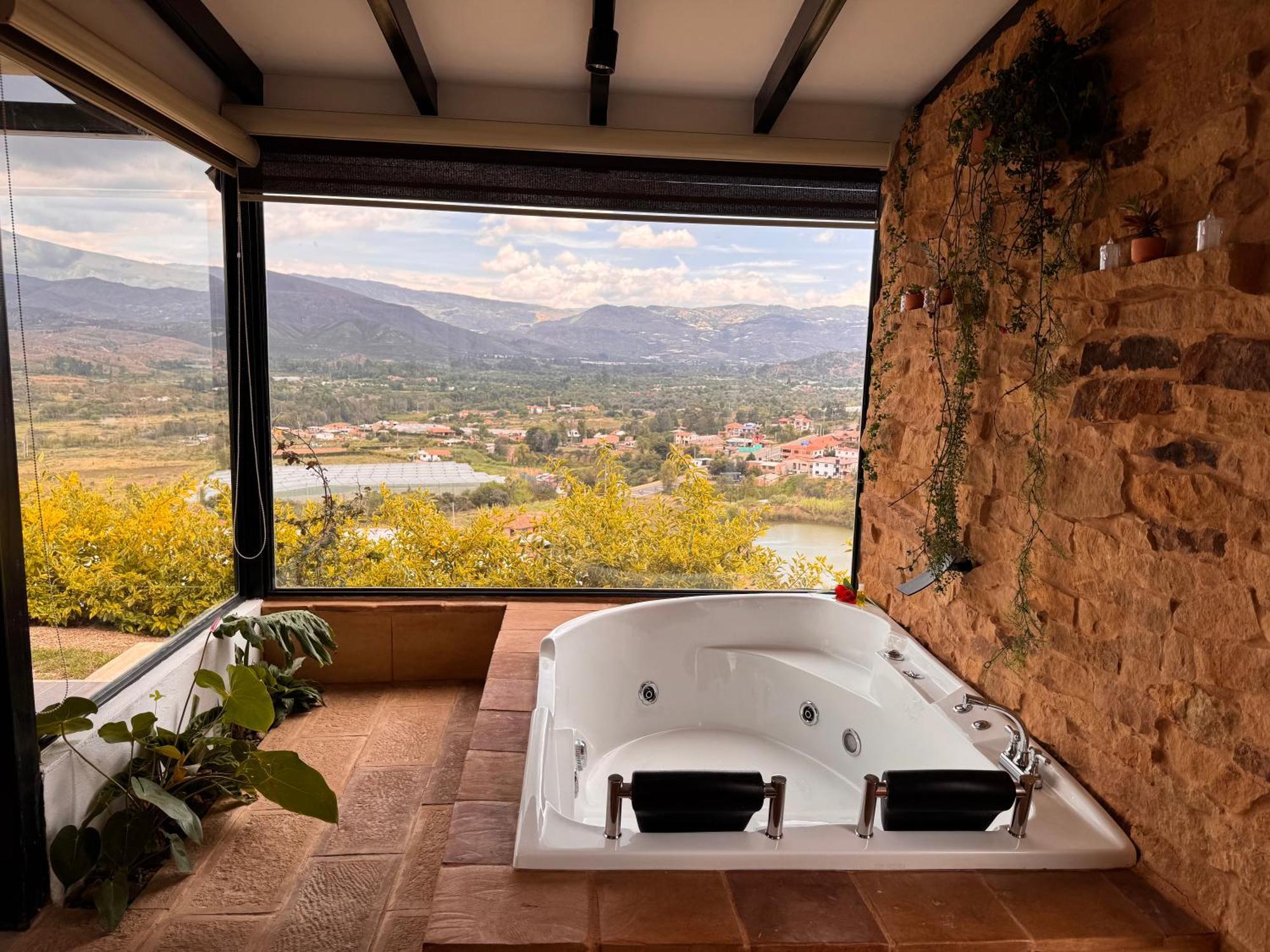 Glamping La Luna Mirador Jarana Villa De Leyva Exteriör bild